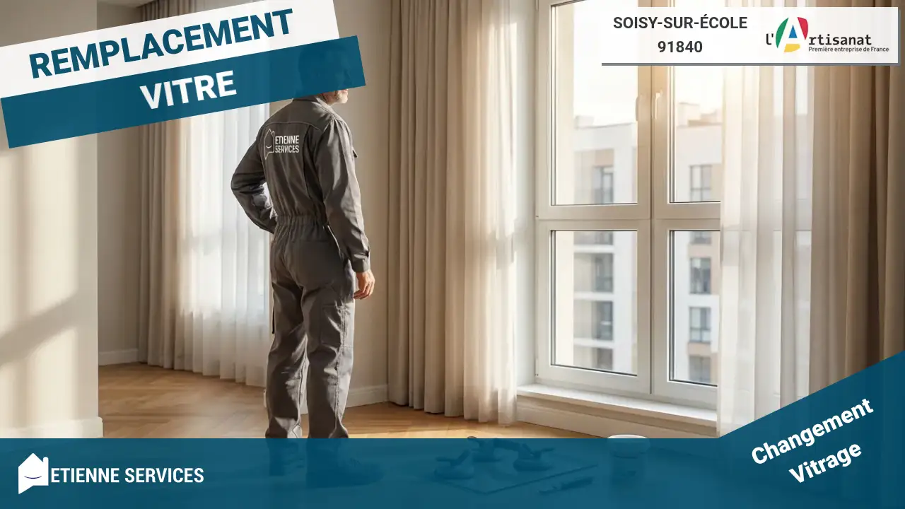 Remplacement de Vitrage Simple et Double par Vitrier à Soisy-sur-École (91840)