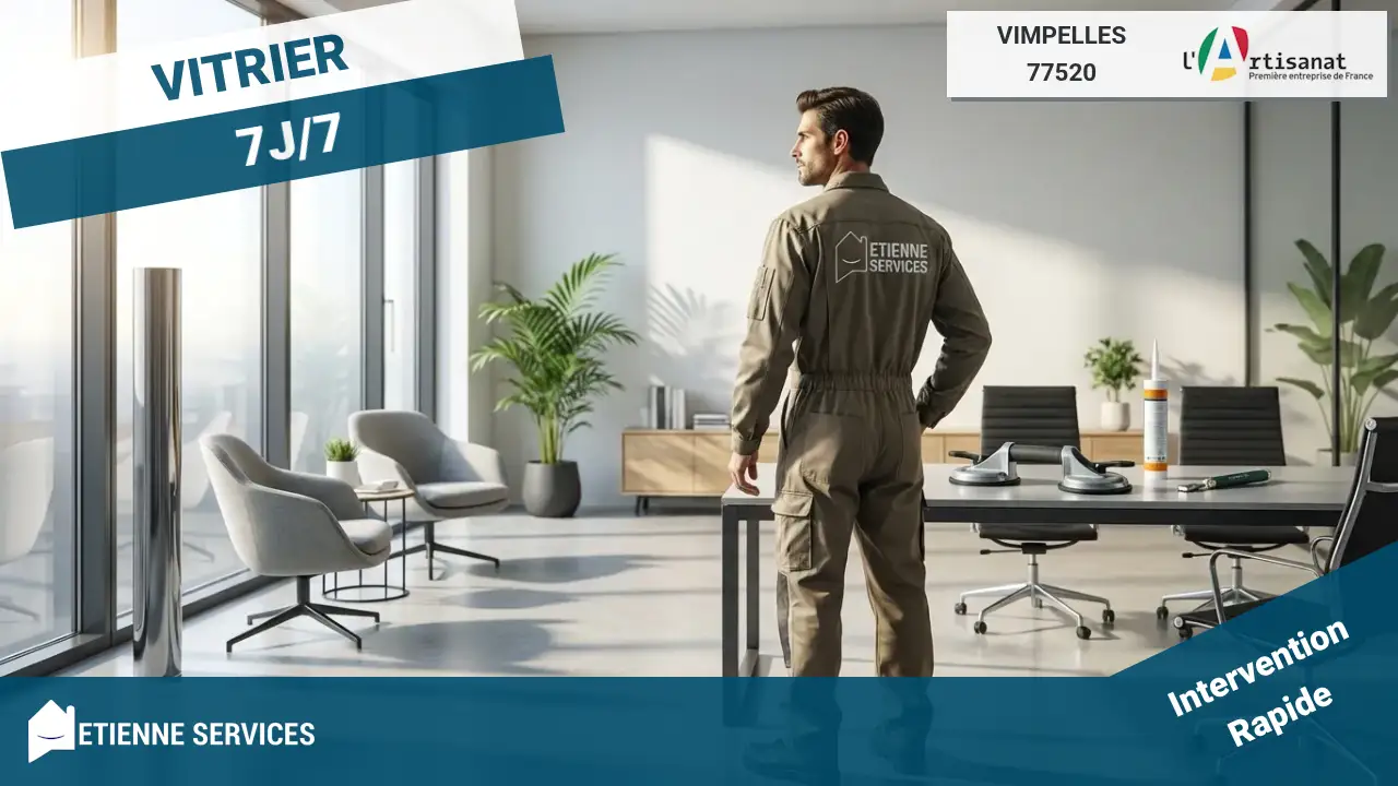 Dépannage et installation de vitrerie : votre vitrier Vimpelles (77520)