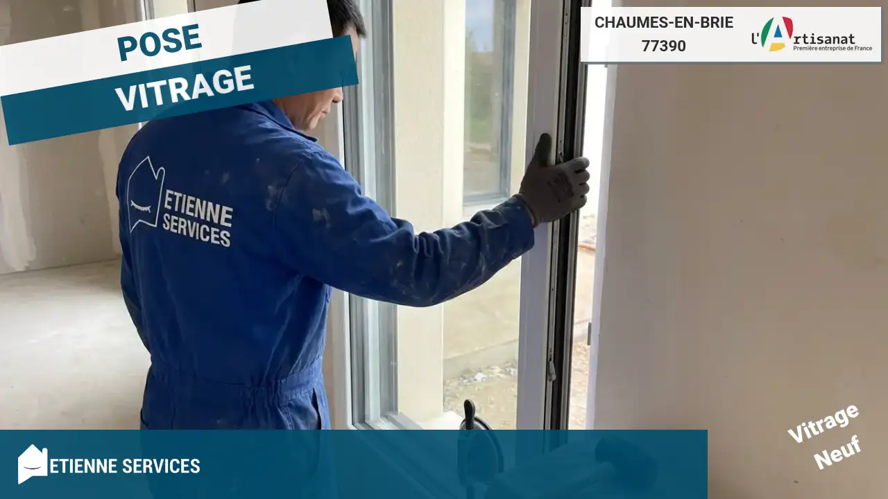 Installation de Fenêtre et Baie Vitrée par votre Vitrier à Chaumes-en-Brie-77390