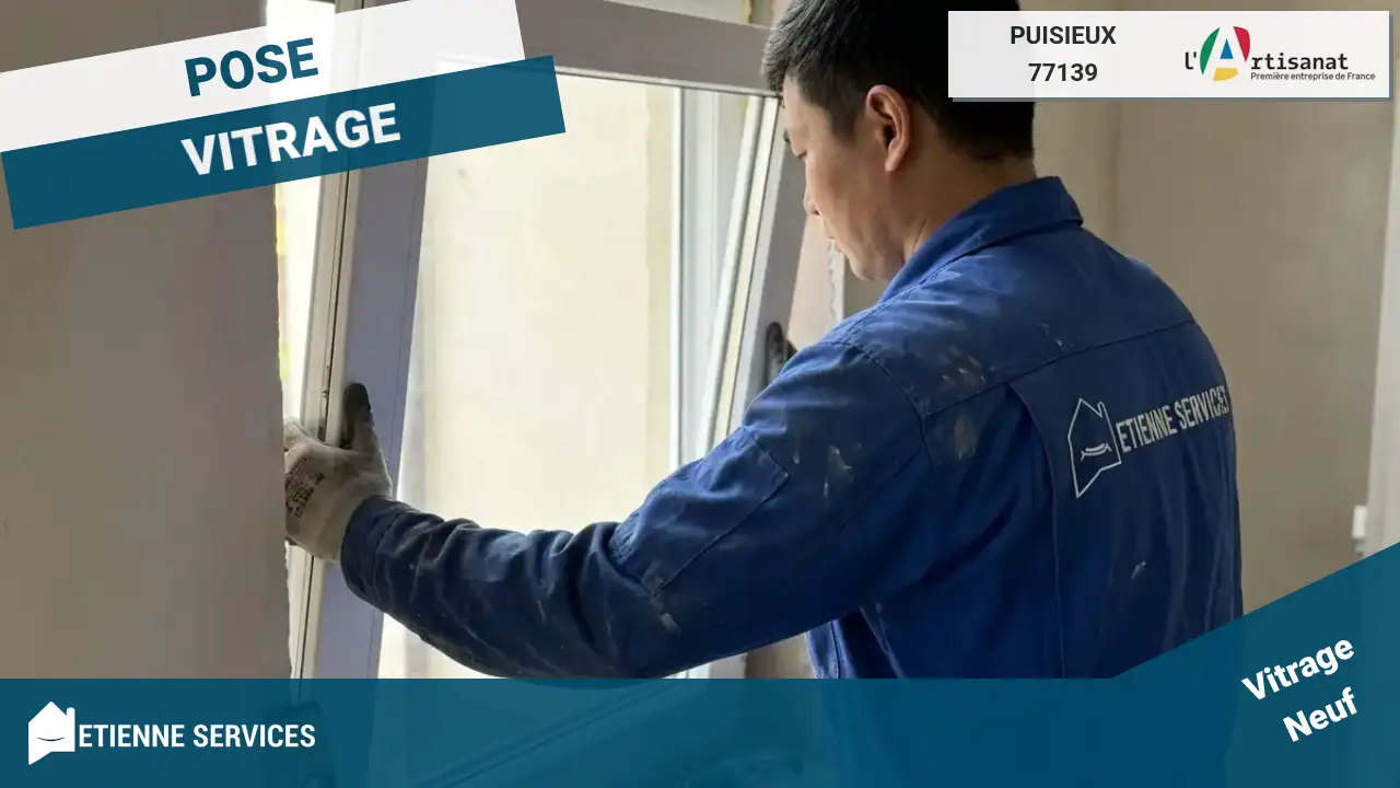 Installation de Fenêtre et Baie Vitrée sur-mesure par votre Vitrier à Puisieux