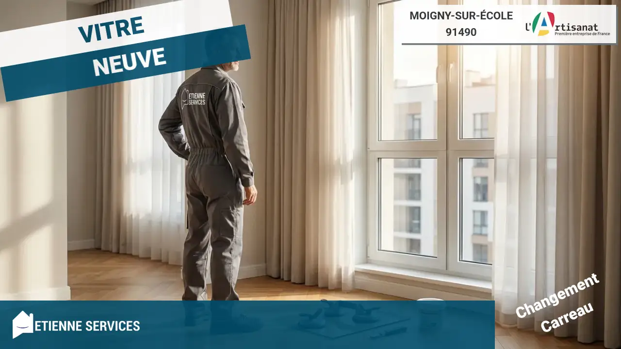 Remplacement de Vitrage Rapide et Sécurisé par votre Vitrier à Moigny-sur-École