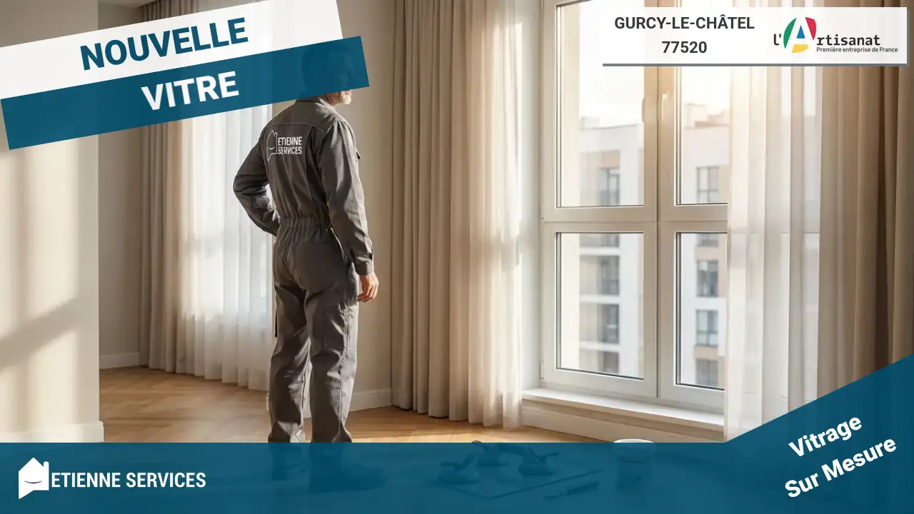 Remplacement Rapide de Vitrage par un expert vitrier à Gurcy-le-Châtel (77520)