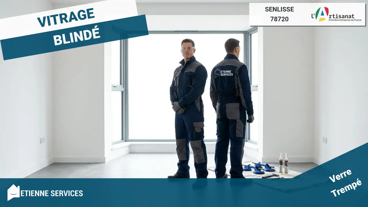 Service de dépannage de vitrerie 7j/7 par un vitrier expert à Senlisse (78720)
