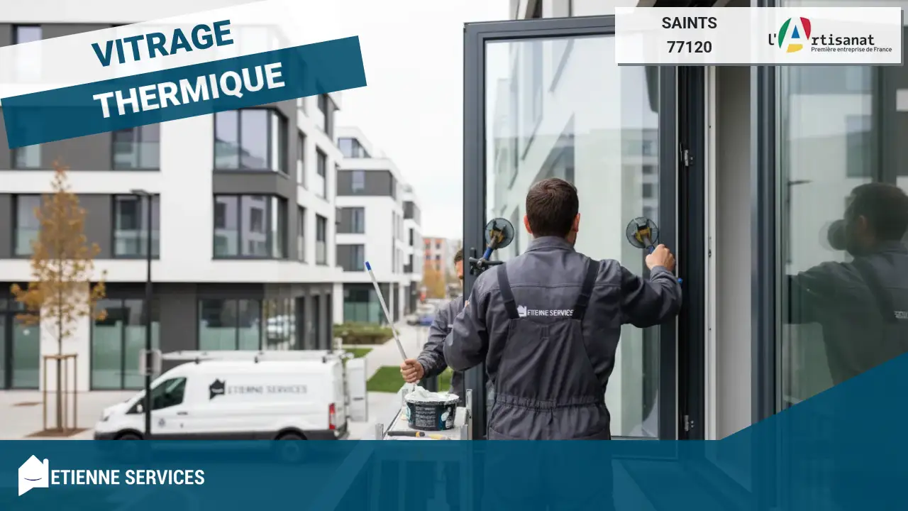 Installation de Fenêtre et Baie Vitrée sur mesure par votre Vitrier Saints 77120