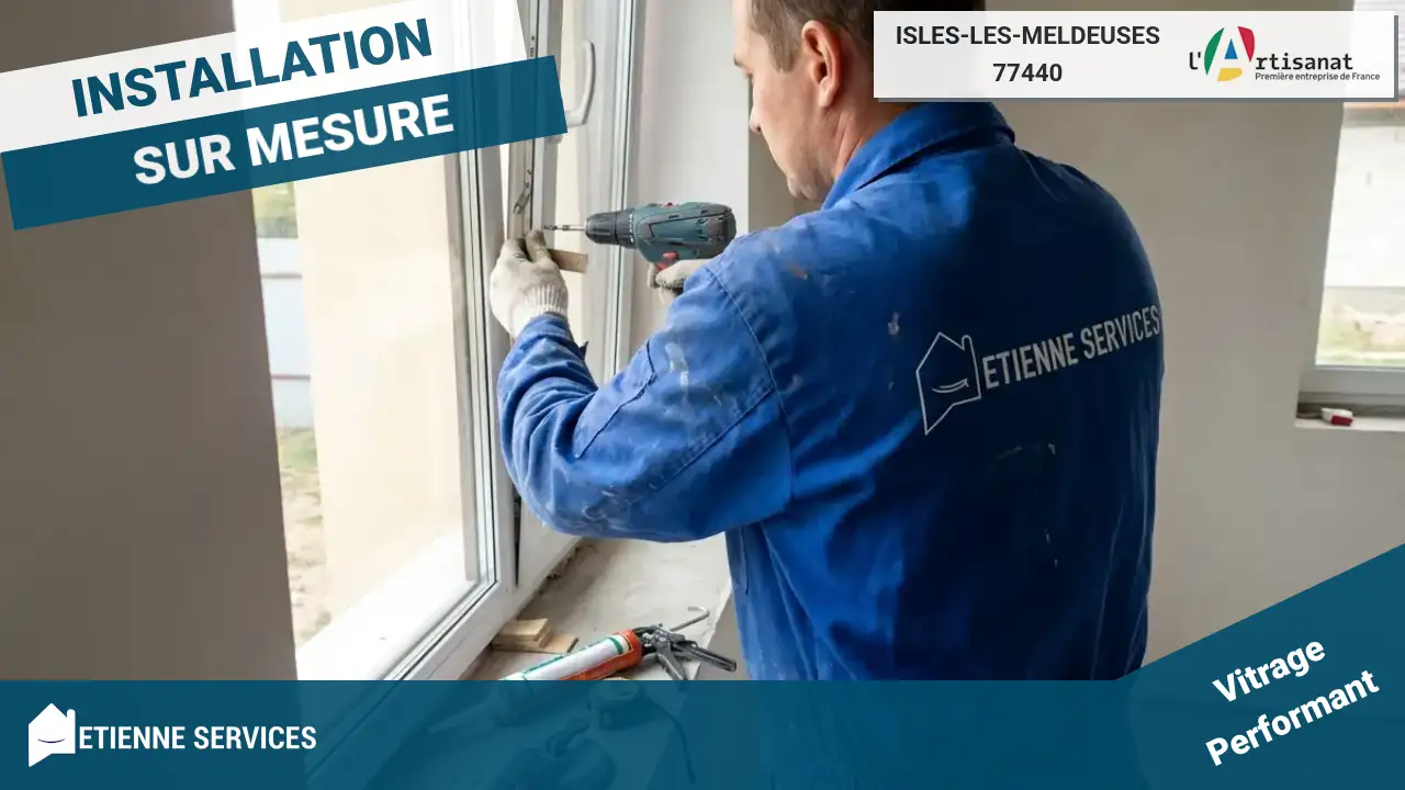 Installation de Fenêtre et Baie Vitrée - Vitrier Isles-les-Meldeuses expert