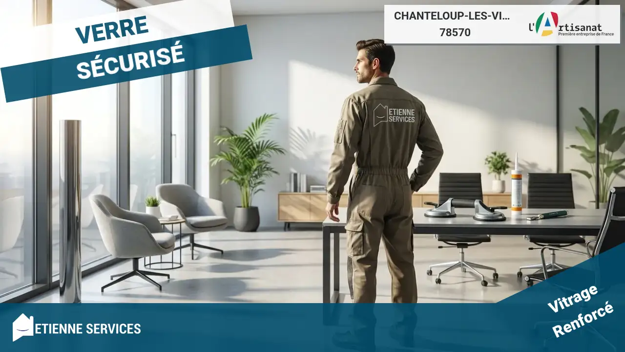 Dépannage d'Urgence en Vitrerie par votre Expert à Chanteloup-les-Vignes (78570)