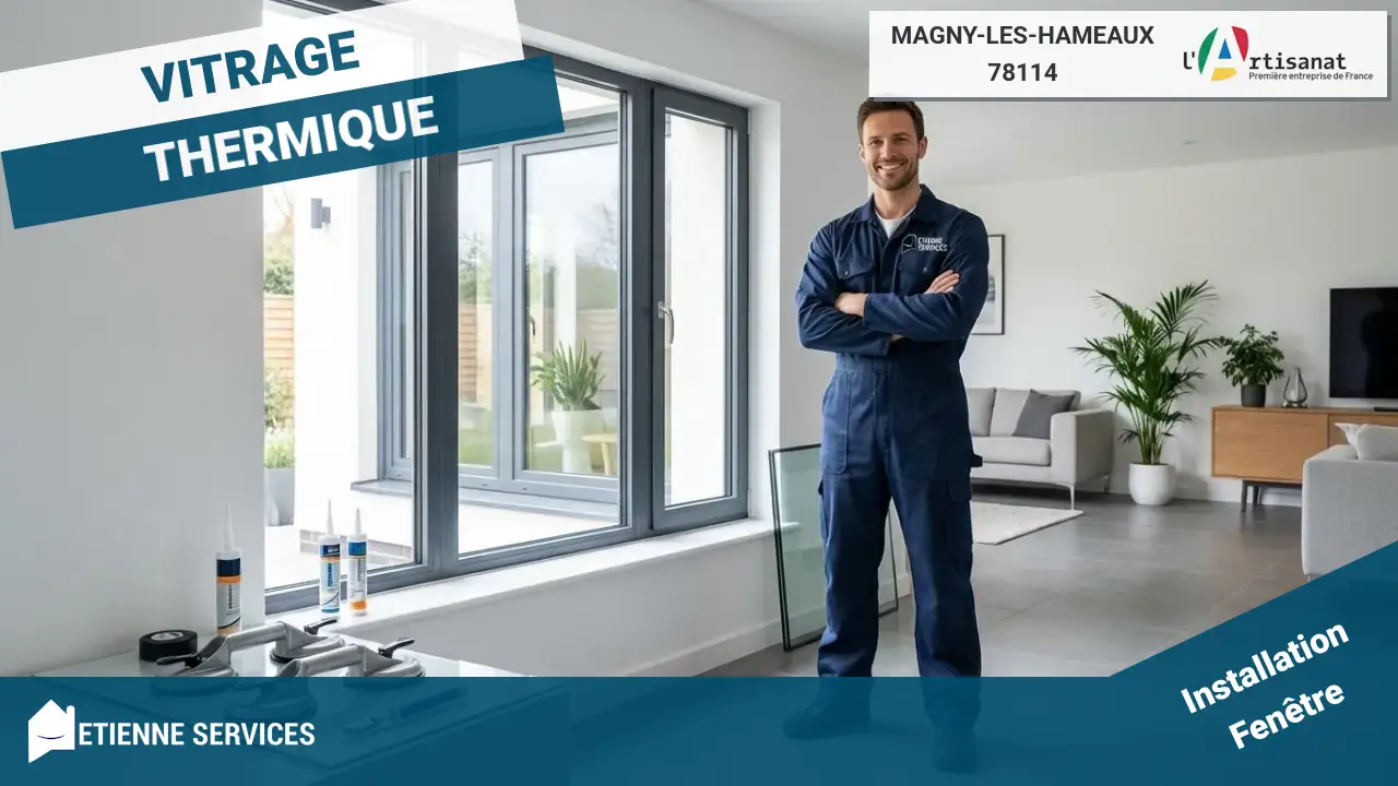 Installation de Fenêtre et Baie Vitrée par nos Artisans Vitriers à Magny-les-Hameaux