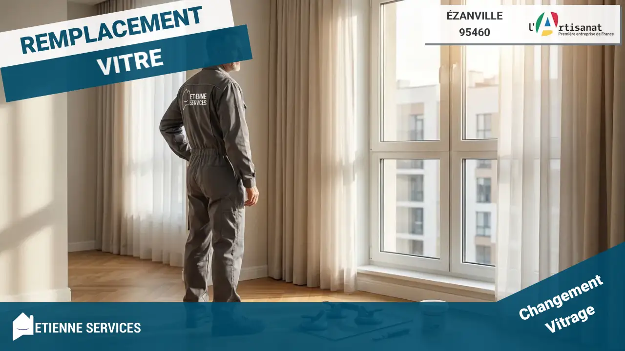 Remplacement de Vitrage Simple, Double et de Sécurité | Vitrier Ézanville (95460)