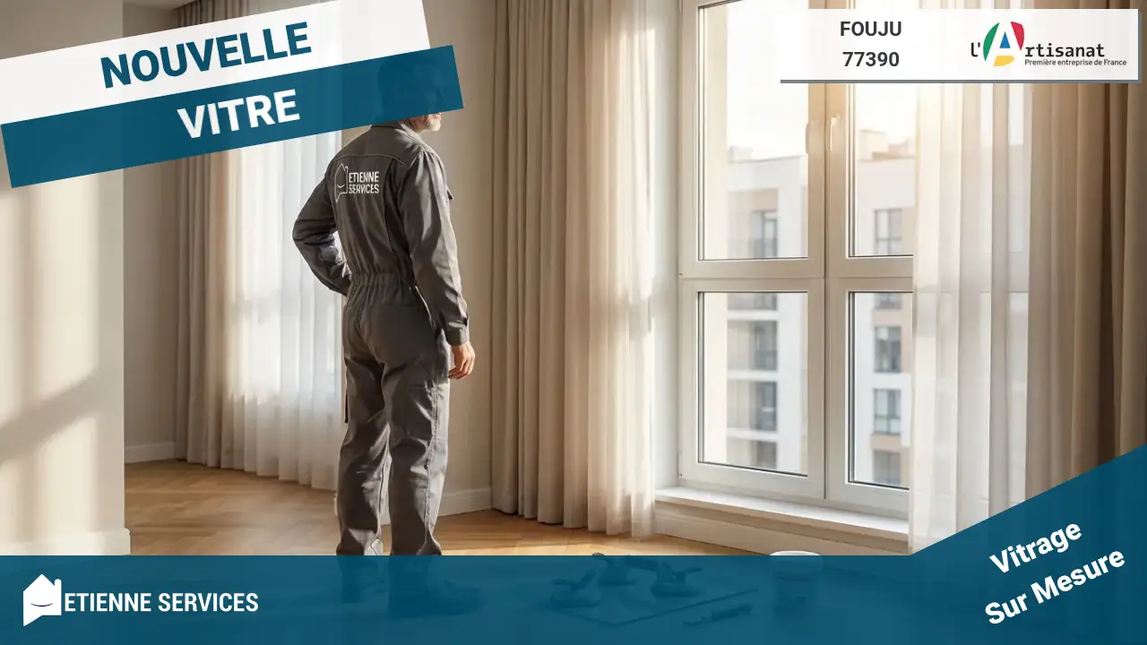 Remplacement de vitrage à Fouju (77390) : une intervention rapide par un vitrier qualifié