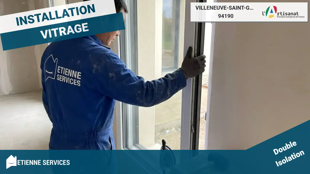 Installation de fenêtre et baie vitrée par votre vitrier à Villeneuve-Saint-Georges