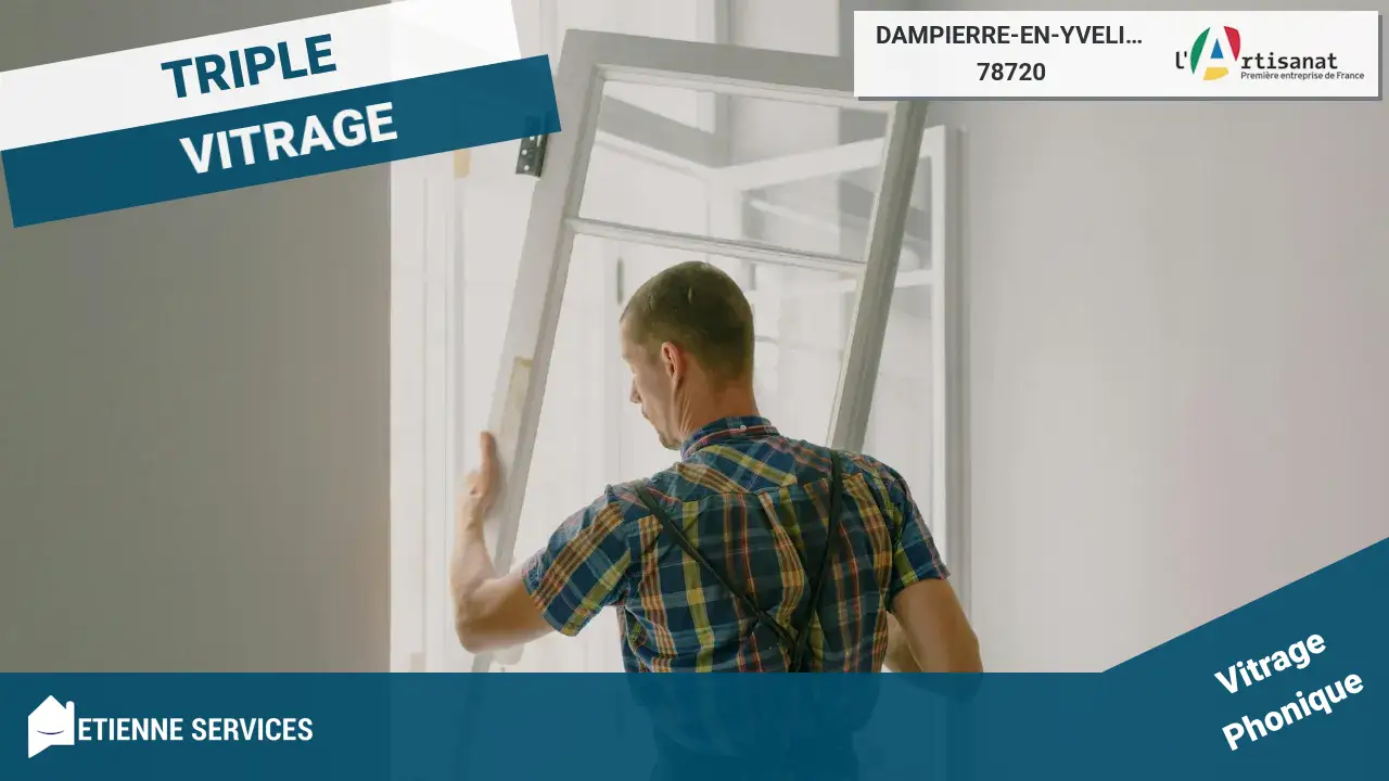 Installation de fenêtre et baie vitrée par votre vitrier à Dampierre-en-Yvelines