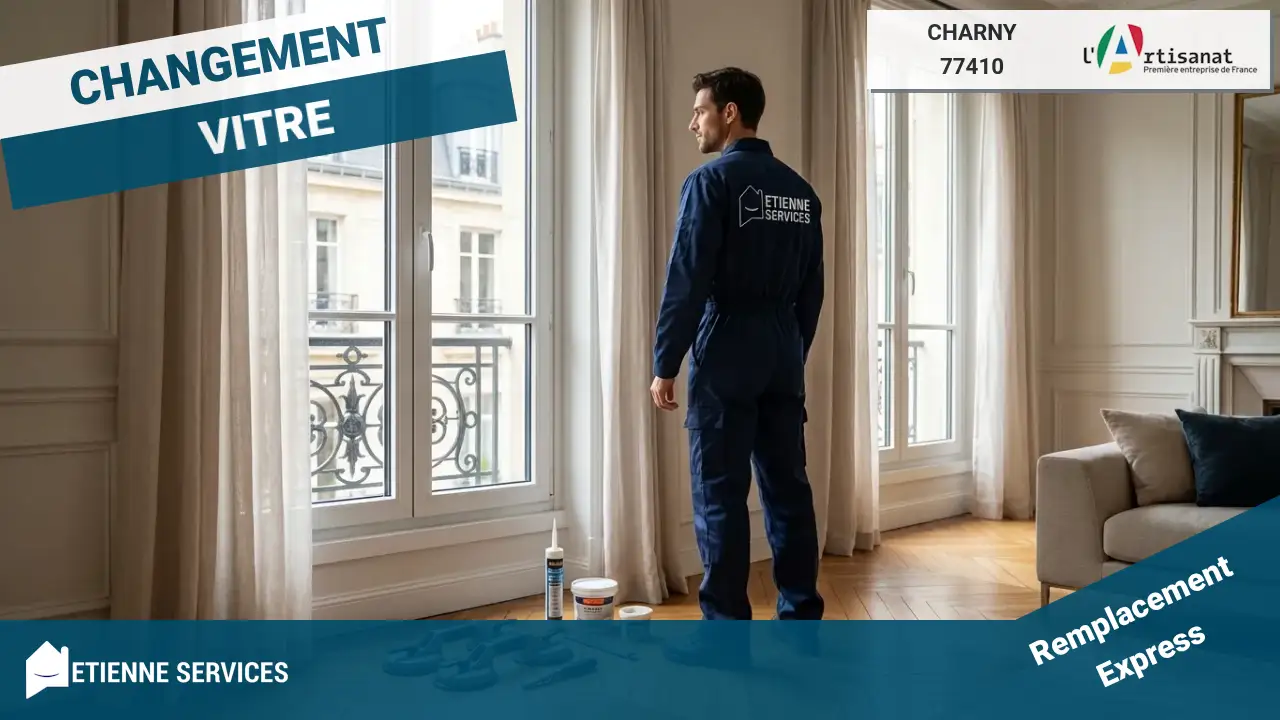 Remplacement de Vitrage Simple et Double - Vitrier Charny (77410)