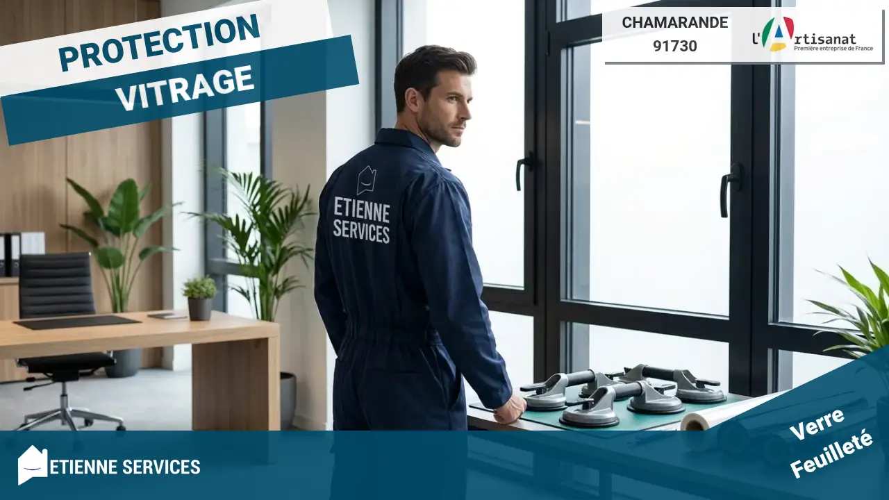 Urgence et Dépannage de vitrerie : Votre vitrier à Chamarande (91730) disponible