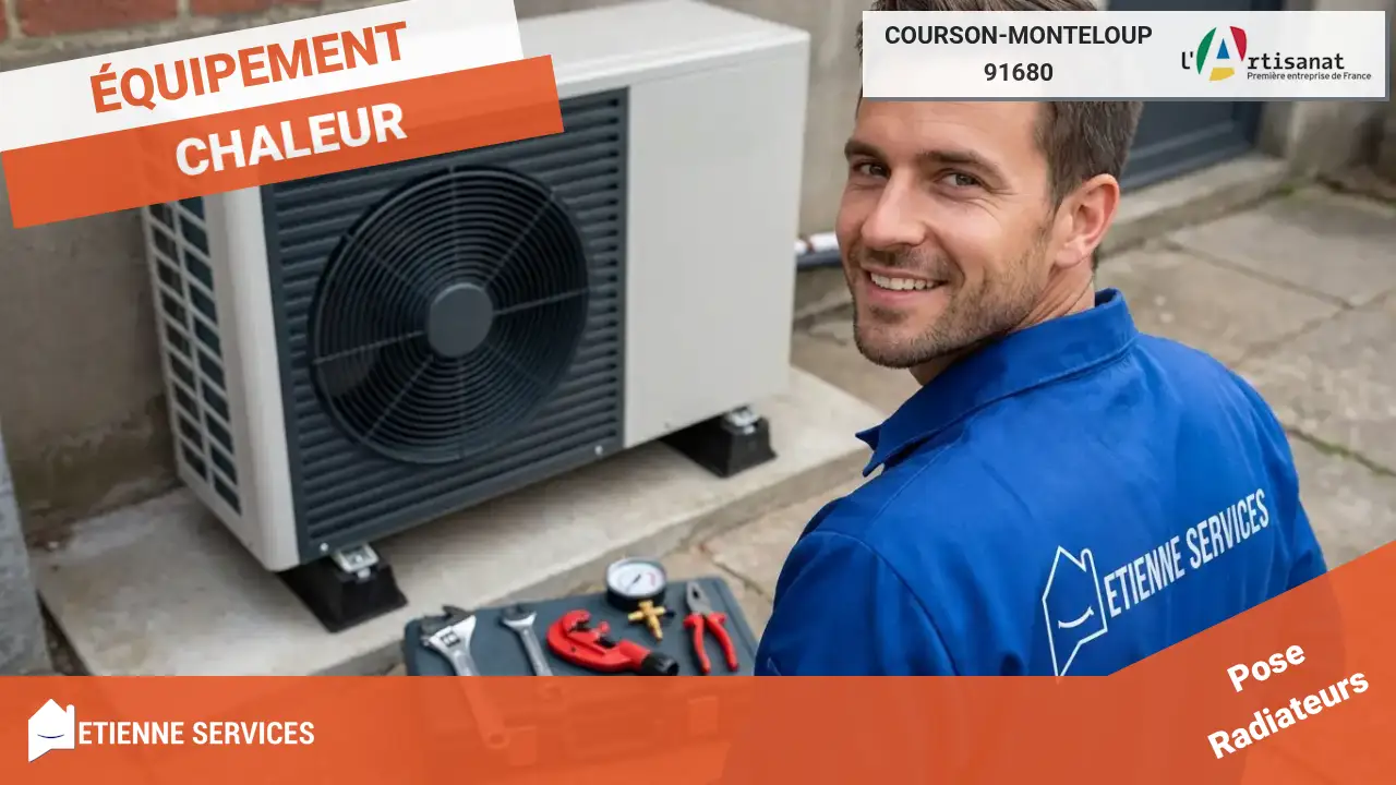 Installation de Radiateur et Chaudière par votre Chauffagiste à Courson-Monteloup