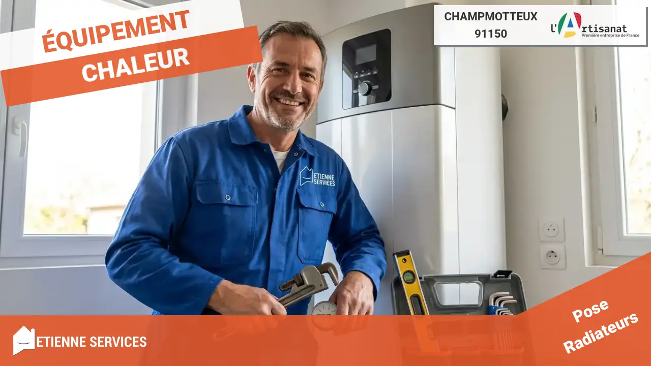 Installation de radiateur et chaudière : Chauffagiste Champmotteux