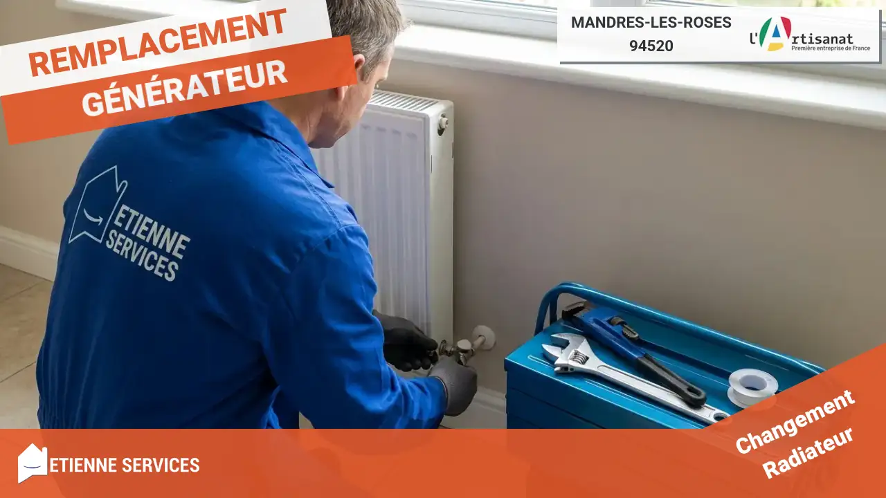 Remplacement de Système de Chauffage complet par Chauffagiste à Mandres-les-Roses