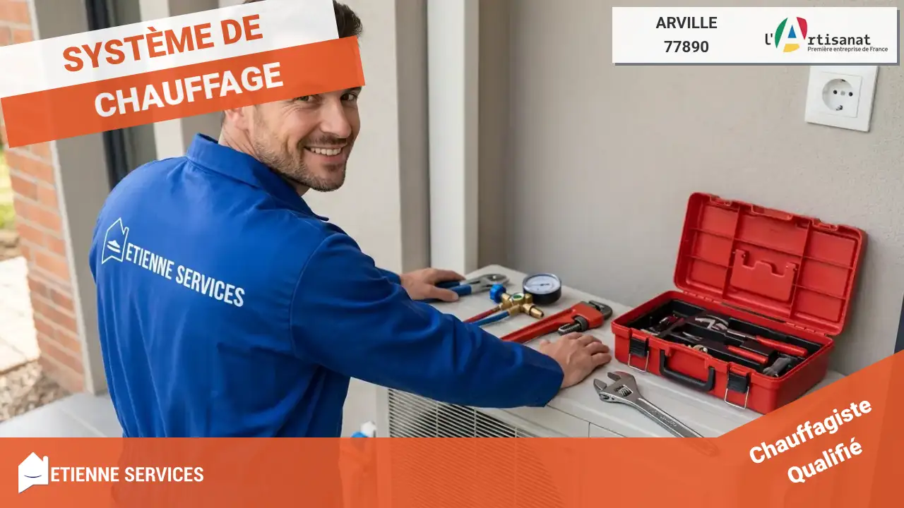 Installation de Radiateur et Chaudière par un Chauffagiste à Arville (77890)