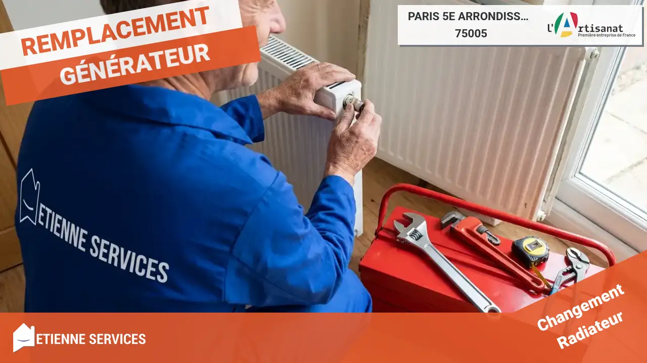 Remplacement de système de chauffage par votre chauffagiste à Paris 5e arrondissement (75005)