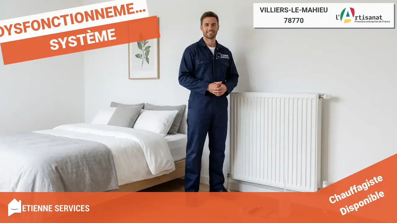 Dépannage et installation par votre chauffagiste à Villiers-le-Mahieu (78770)