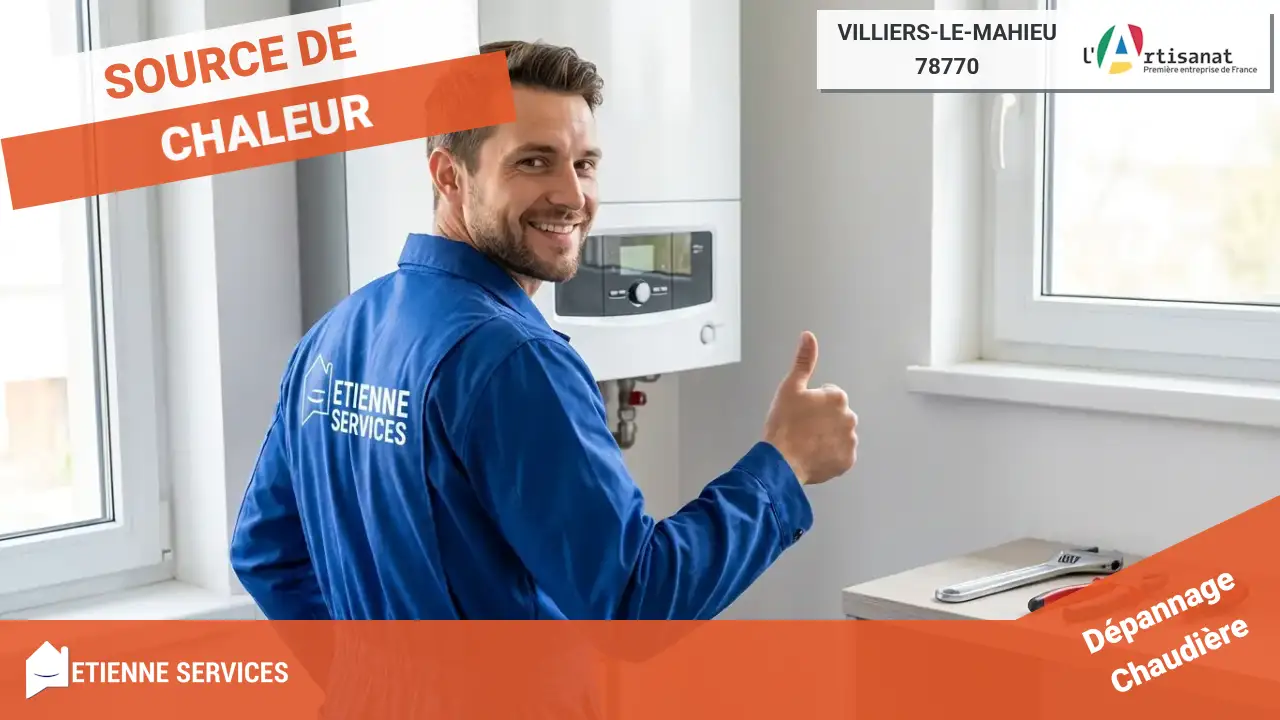 Dépannage de chaudière et radiateur : chauffagiste urgent à Villiers-le-Mahieu
