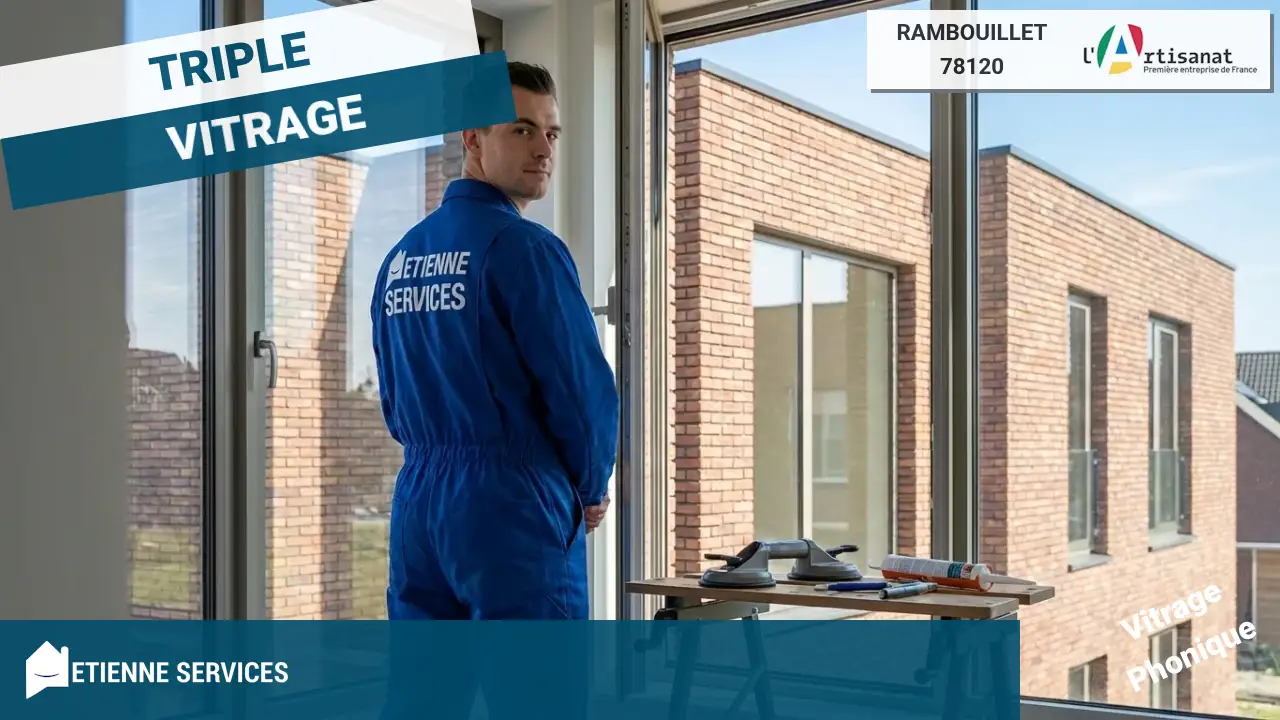 Installation de fenêtre et baie vitrée sur mesure par votre Vitrier à Rambouillet