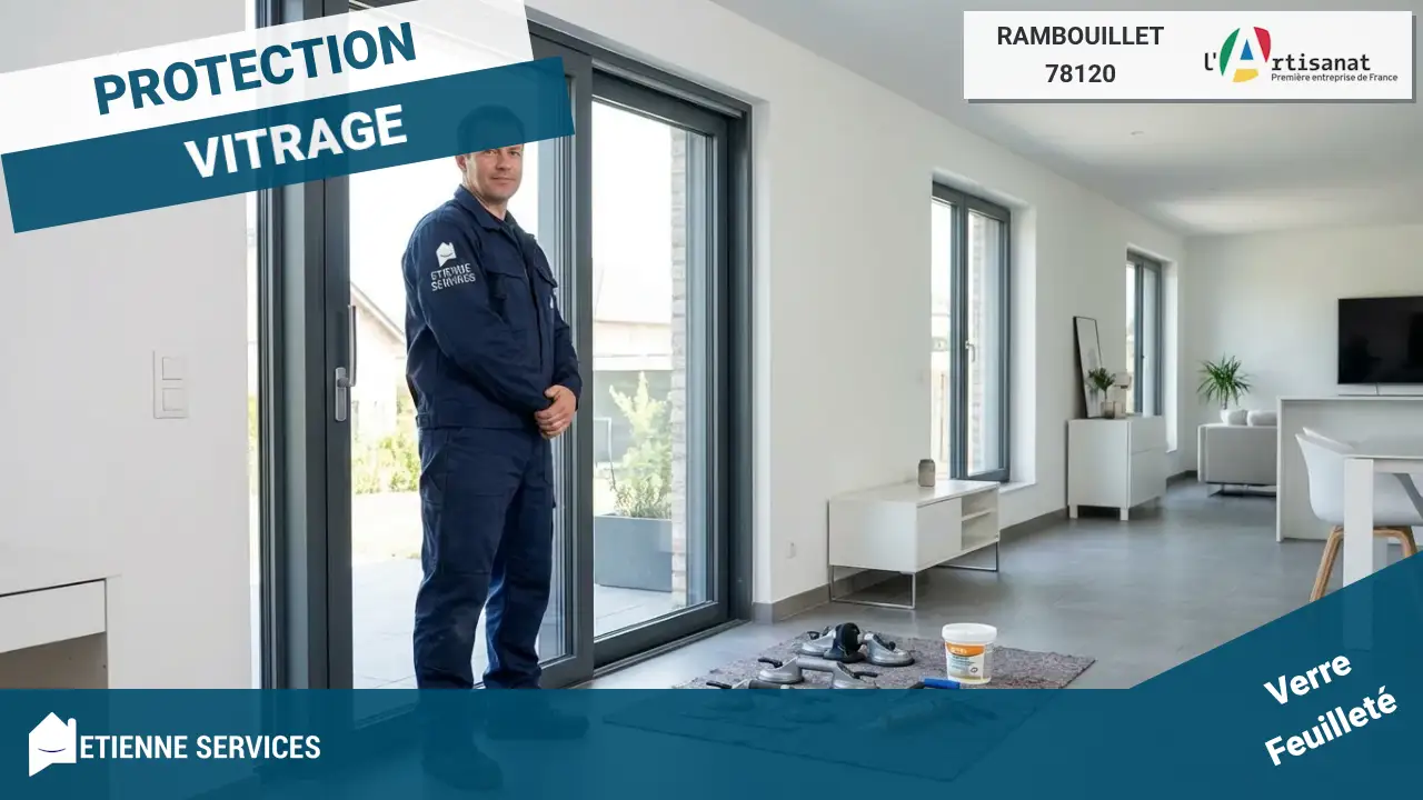 Dépannage vitrerie d'urgence 7j/7 - Votre vitrier expert à Rambouillet