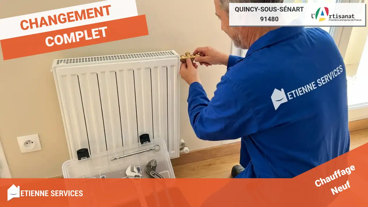Remplacement de système de chauffage à Quincy-sous-Sénart par votre chauffagiste qualifié