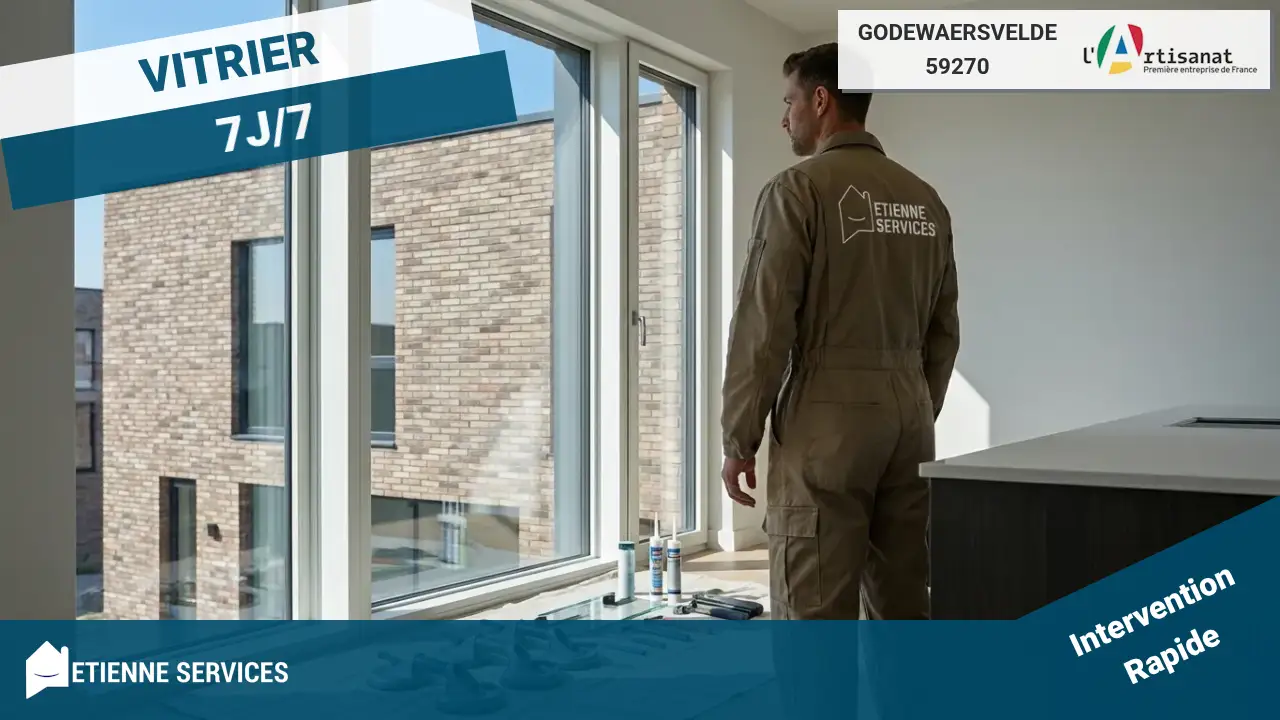 Dépannage et Installation par votre vitrier à Godewaersvelde (59270)