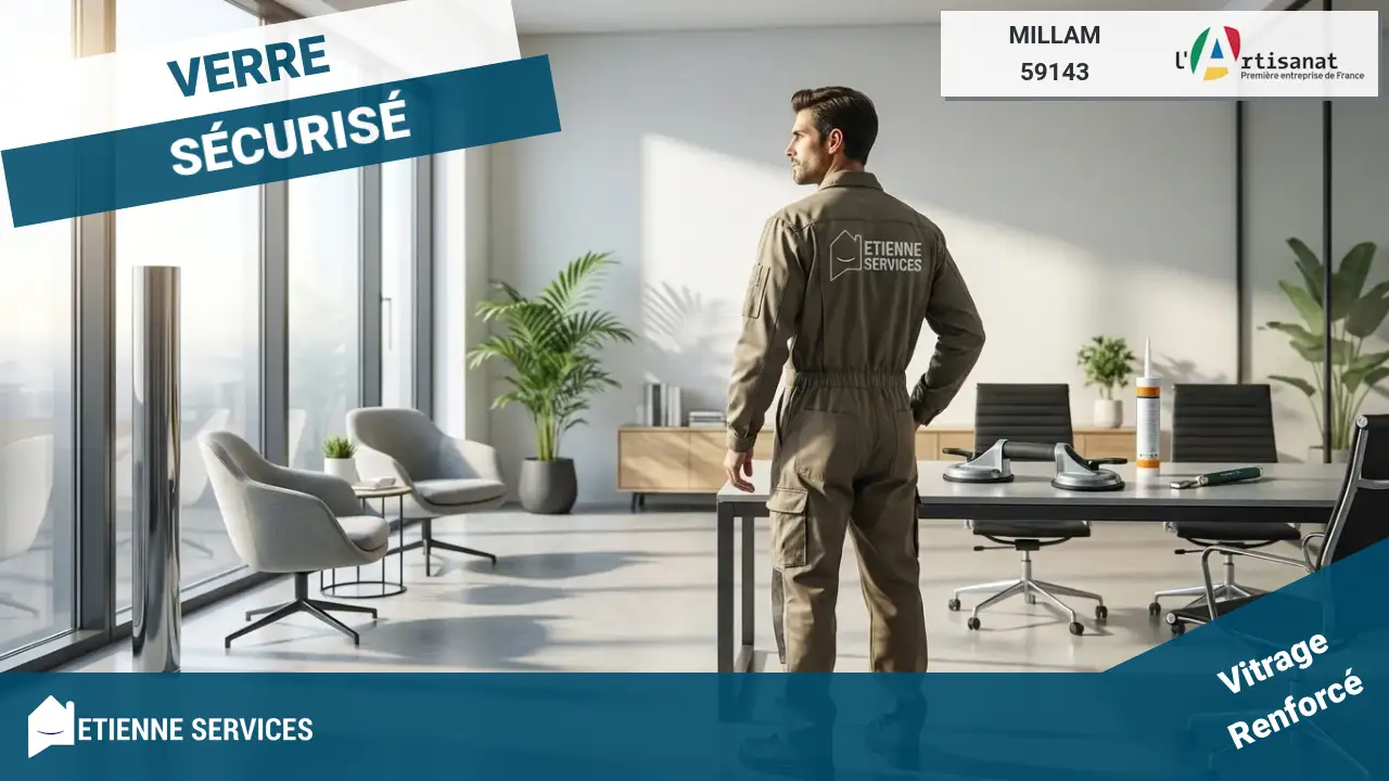 Dépannage d'Urgence en Vitrerie : Votre Artisan Vitrier à Millam (59143) Intervient 7j/7