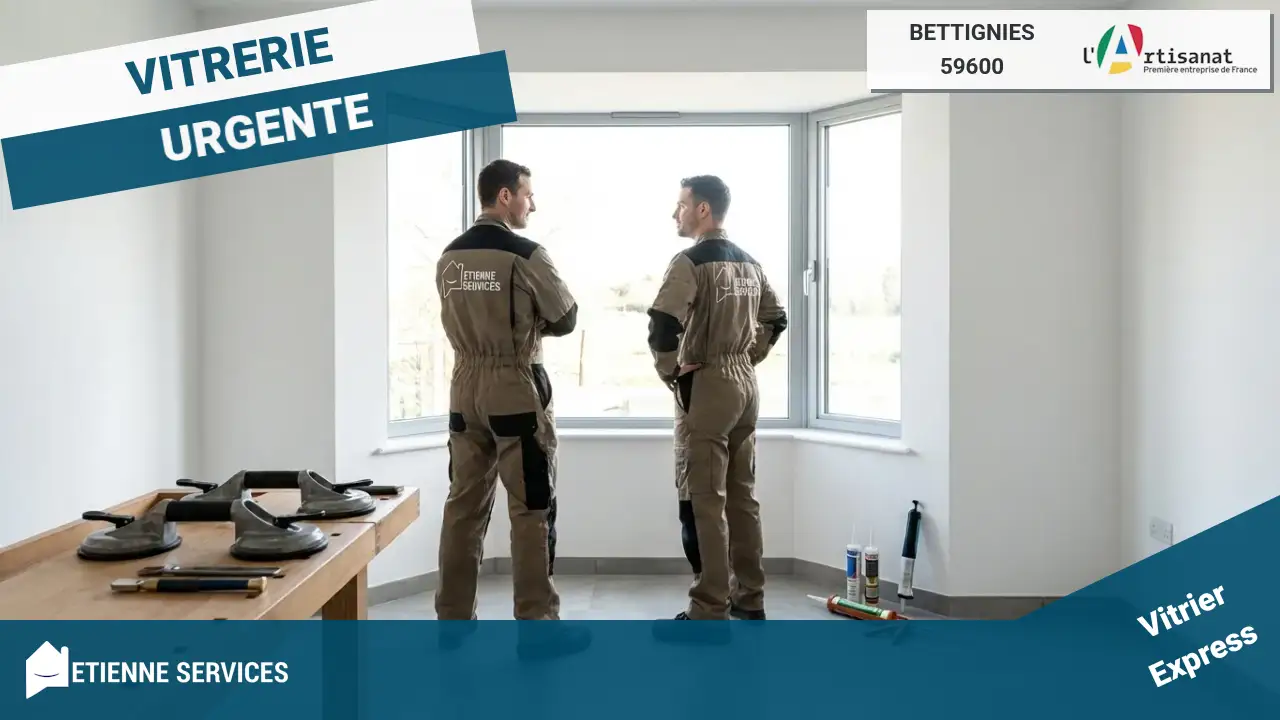 Dépannage et Installation par votre Vitrier à Bettignies (59600)