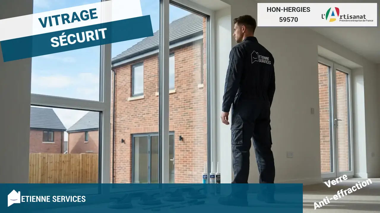 Dépannage d'Urgence en Vitrerie par votre Vitrier à Hon-Hergies