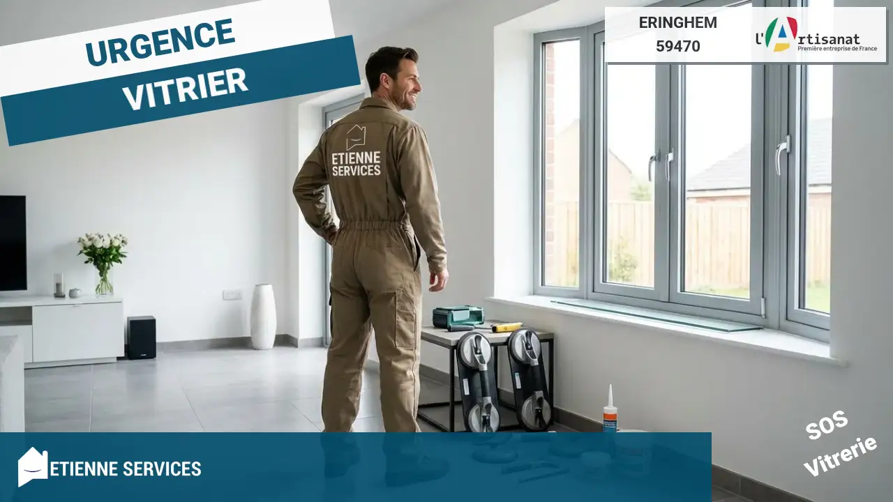Service de Dépannage et Installation par votre Vitrier à Eringhem