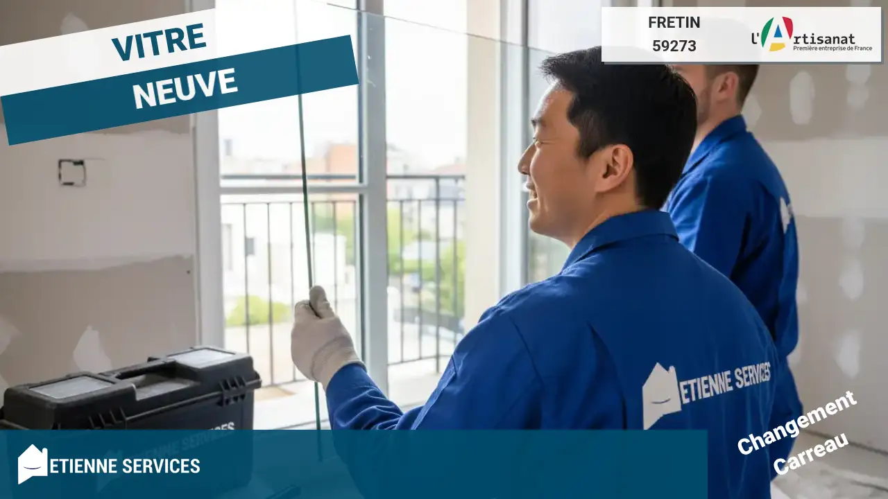 Remplacement de Vitrage Rapide avec votre Vitrier Fretin