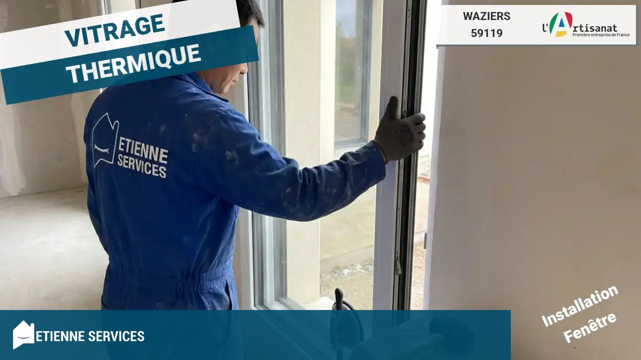 Installation de Fenêtre et Baie Vitrée par votre vitrier à Waziers (59119)