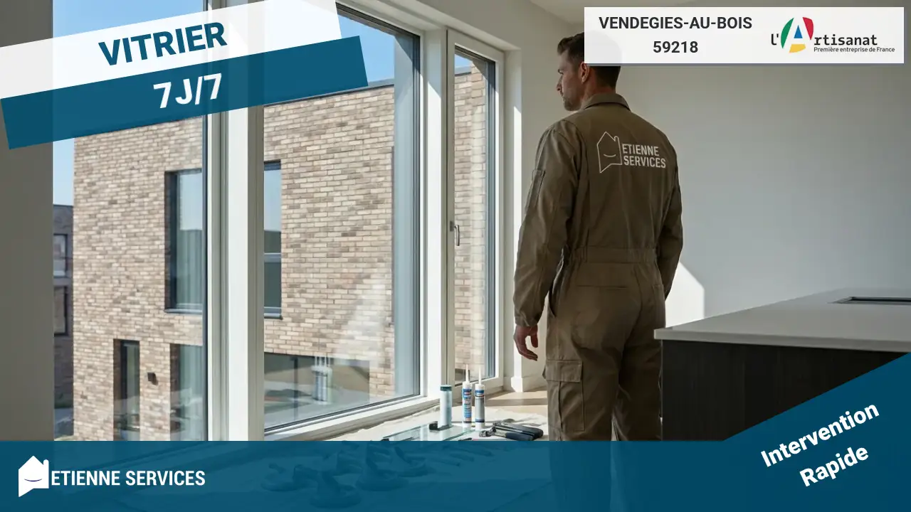 Dépannage et Installation par votre Vitrier à Vendegies-au-Bois