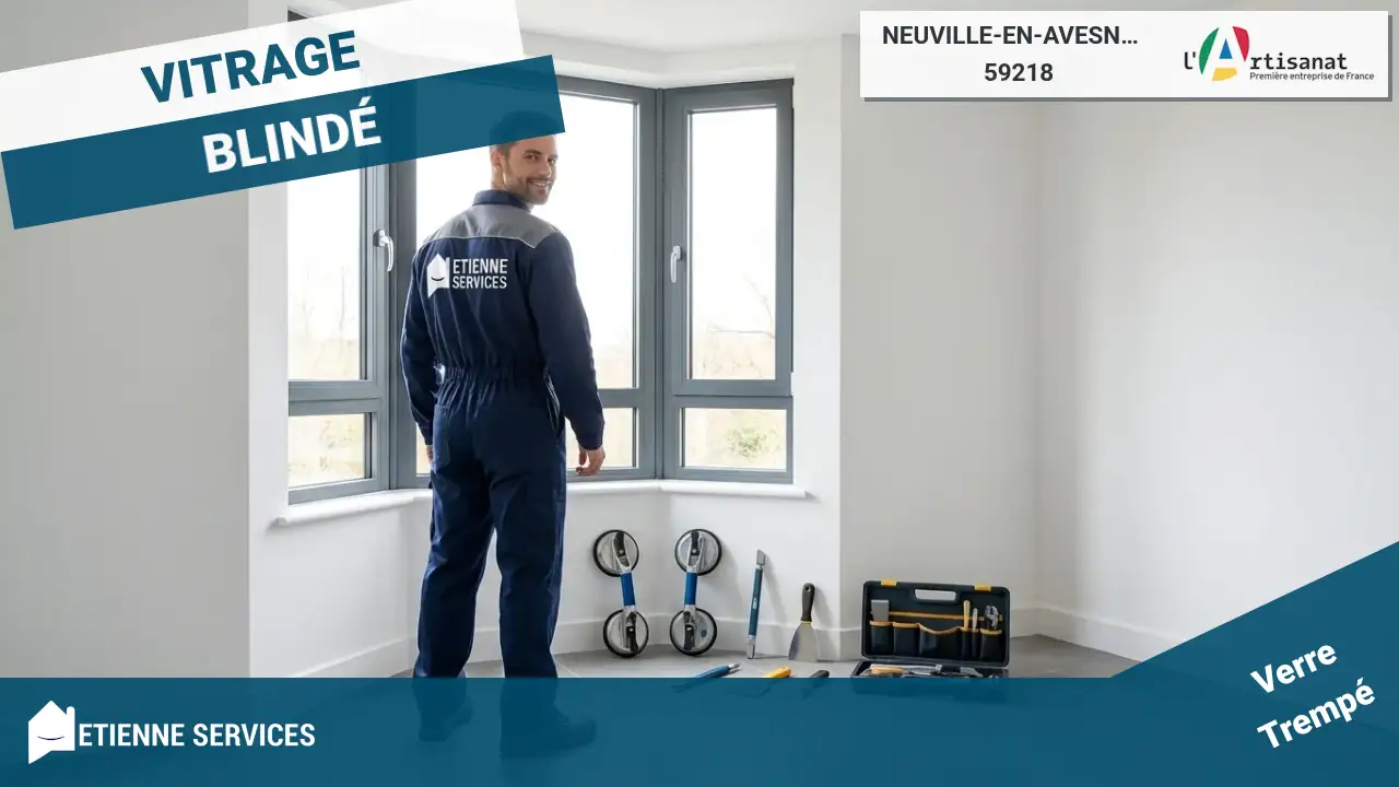 Dépannage de Vitrerie d'Urgence 7j/7 avec votre Vitrier à Neuville-en-Avesnois