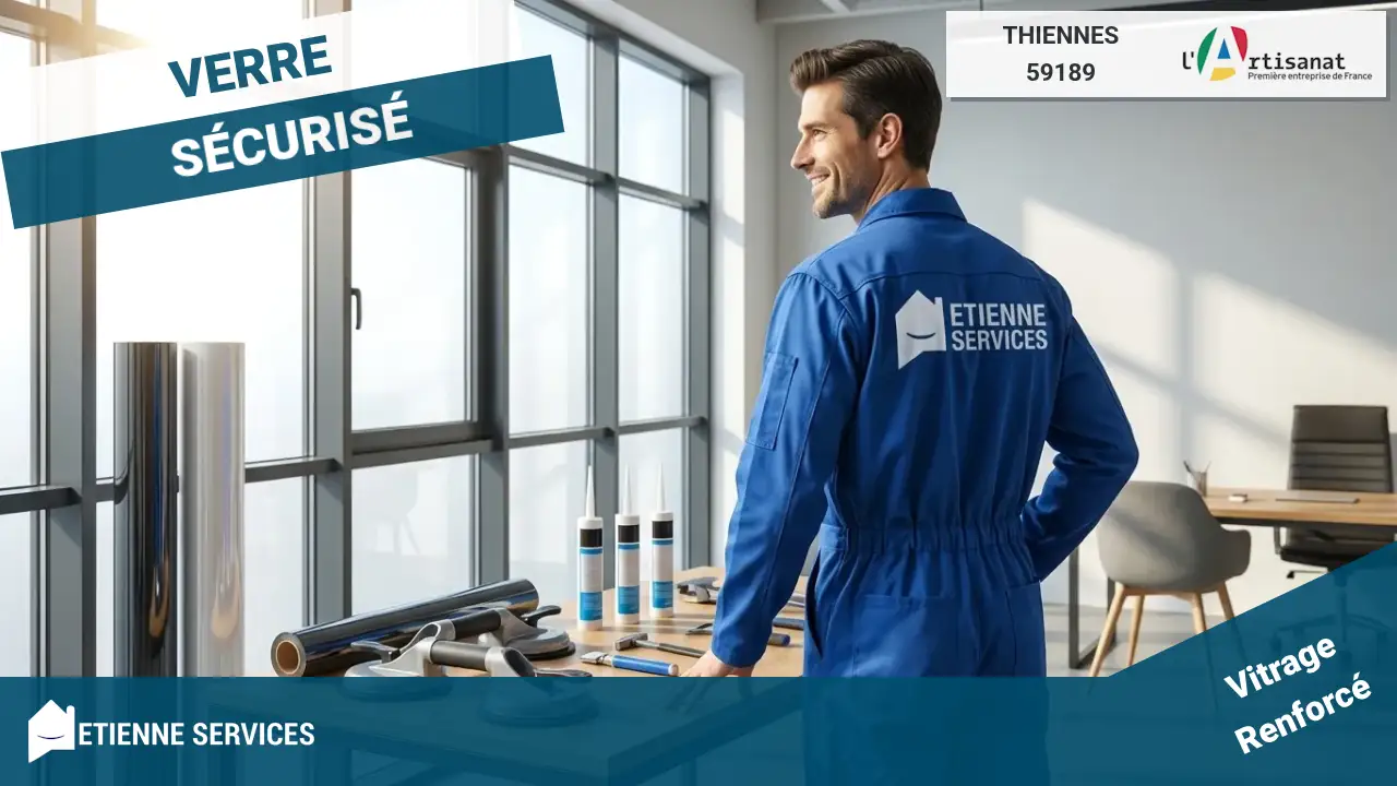 Dépannage de Vitrerie Urgent : votre Vitrier de Thiennes disponible 7j/7