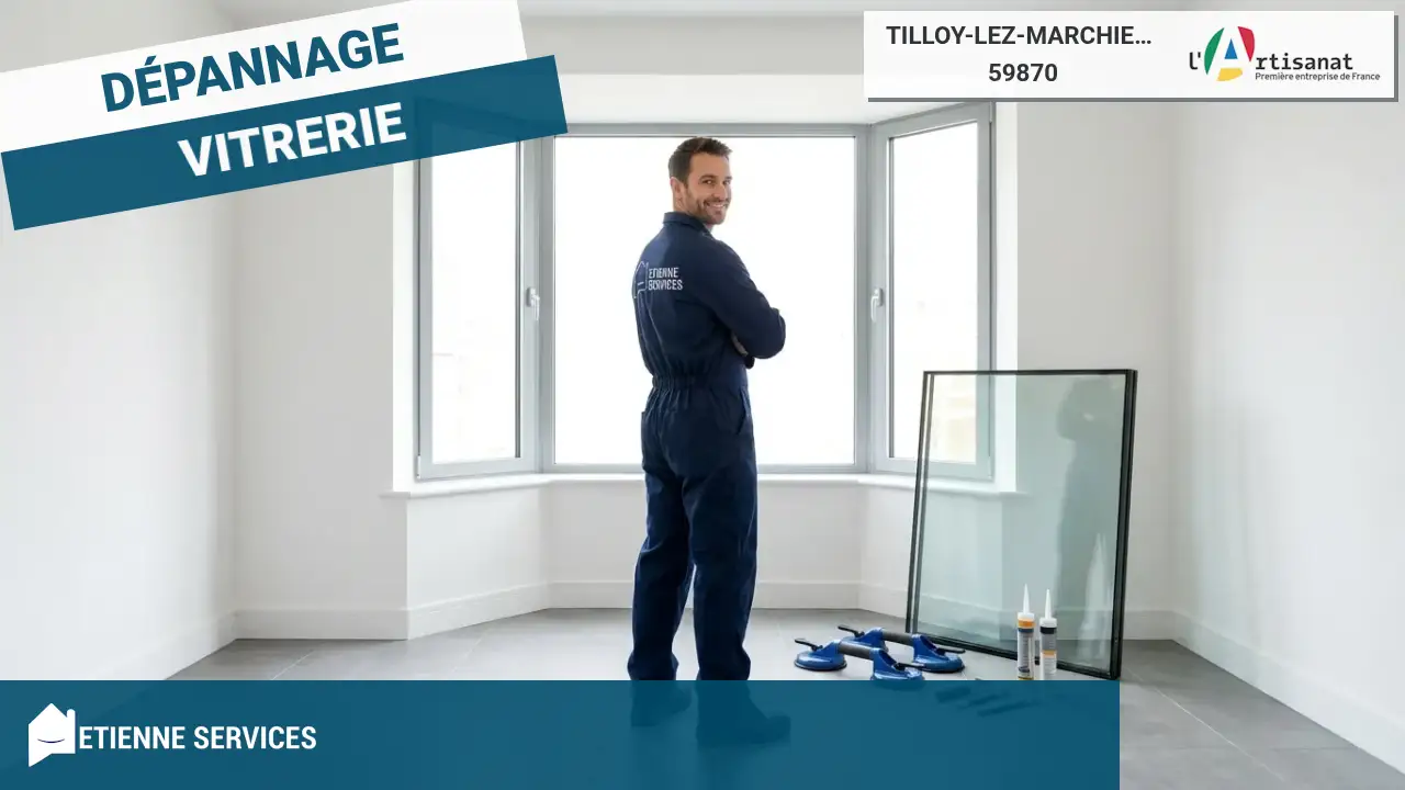Dépannage et installation de vitrerie par votre vitrier à Tilloy-lez-Marchiennes (59870)