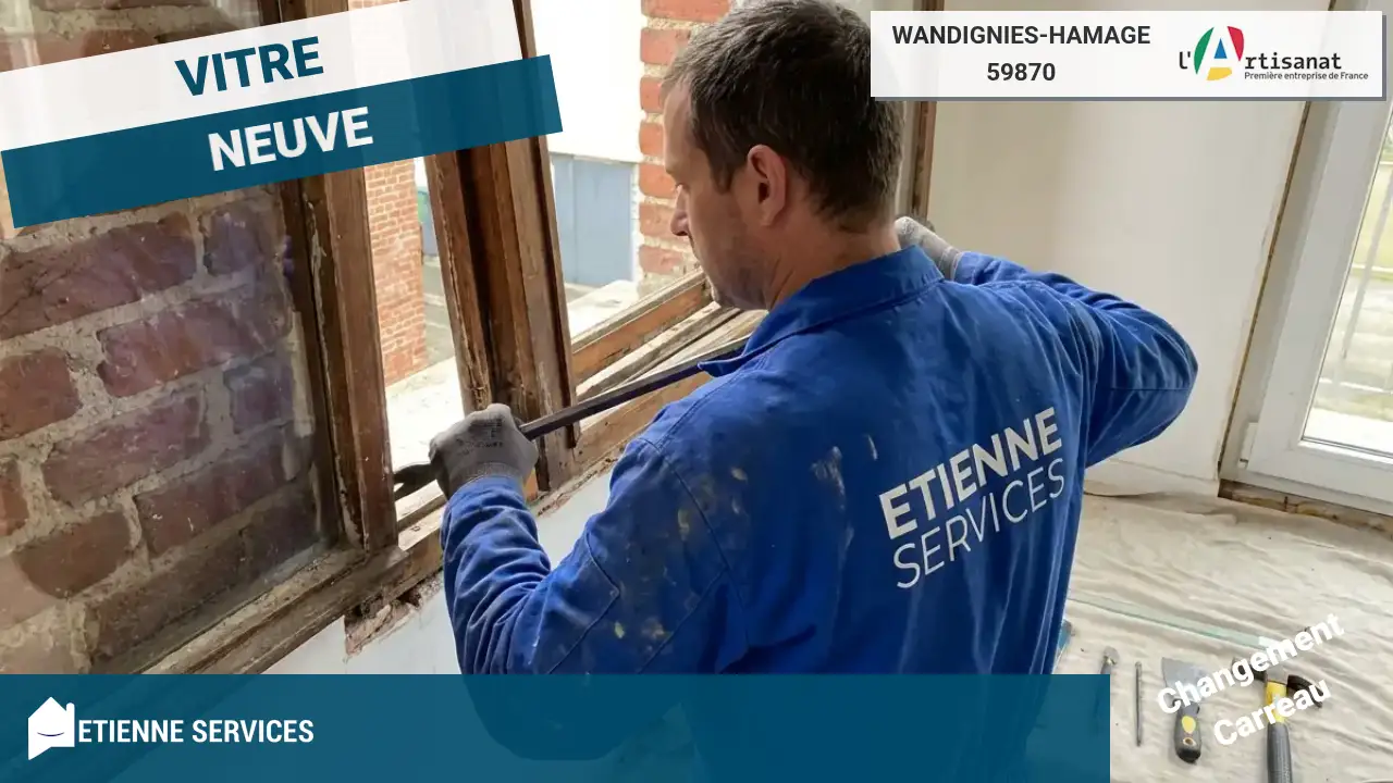 Remplacement de Vitrage Rapide et Efficace par votre Vitrier à Wandignies-Hamage (59870)