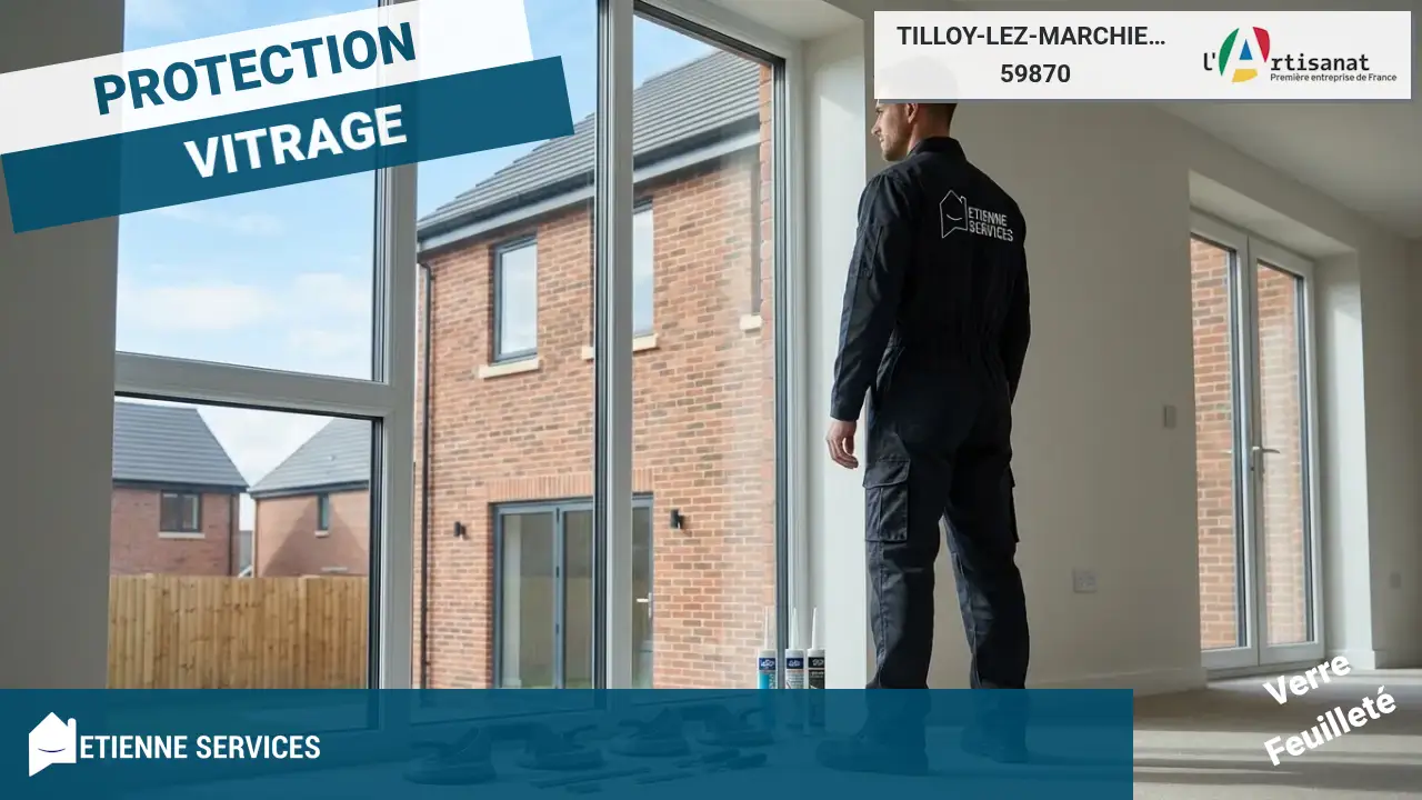 Dépannage de vitrerie en urgence par un artisan vitrier à Tilloy-lez-Marchiennes