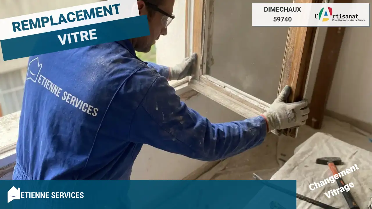 Remplacement Rapide de Vitrage par un Vitrier Expert à Dimechaux (59740)
