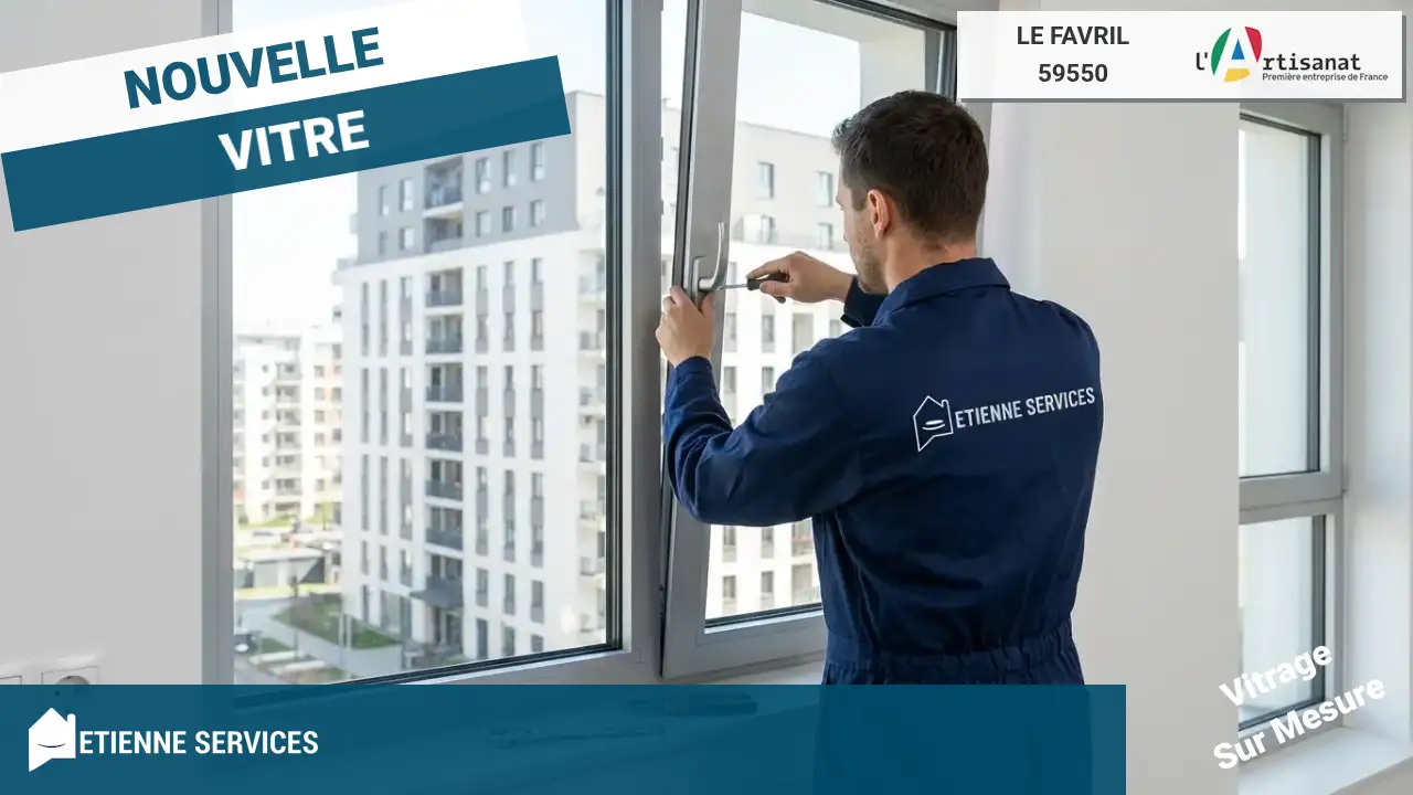 Remplacement de Vitrage Rapide par votre Vitrier à Le Favril