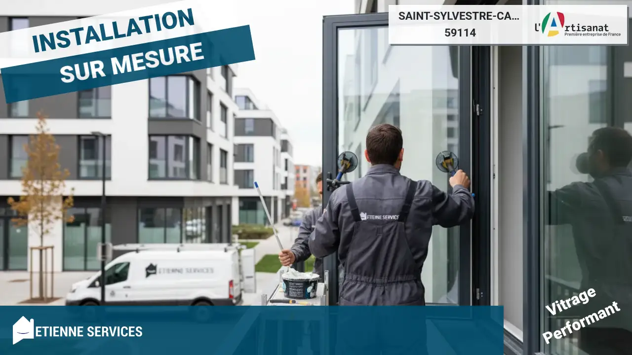 Installation de Fenêtre et Baie Vitrée par votre Vitrier à Saint-Sylvestre-Cappel