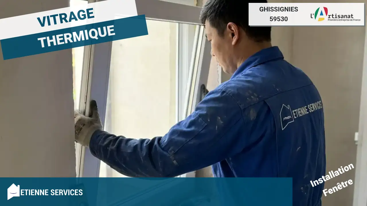 Installation de Fenêtre et Baie Vitrée par votre Vitrier à Ghissignies