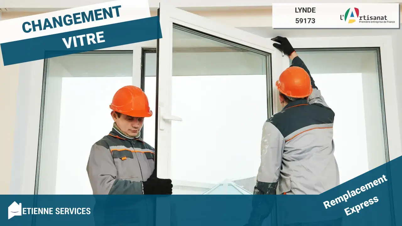 Remplacement de vitrage rapide et efficace par votre vitrier à Lynde (59173)