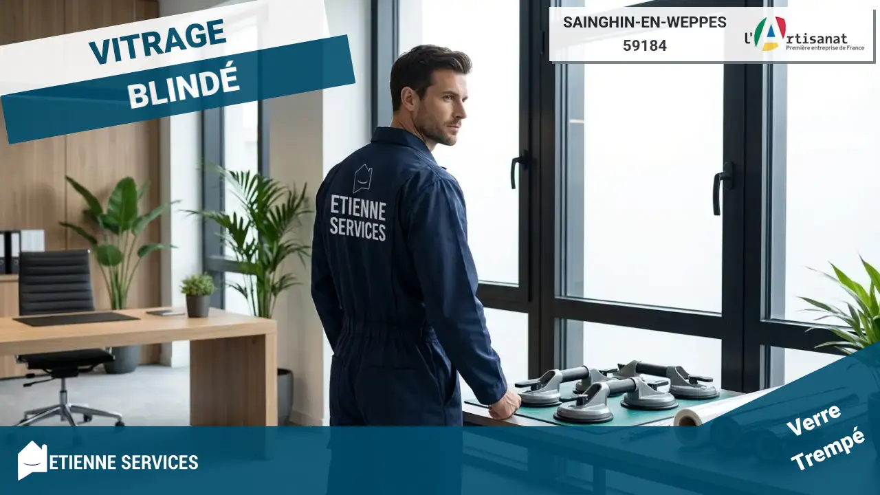 Dépannage de Vitrerie d'Urgence 7j/7 à Sainghin-en-Weppes (59184)