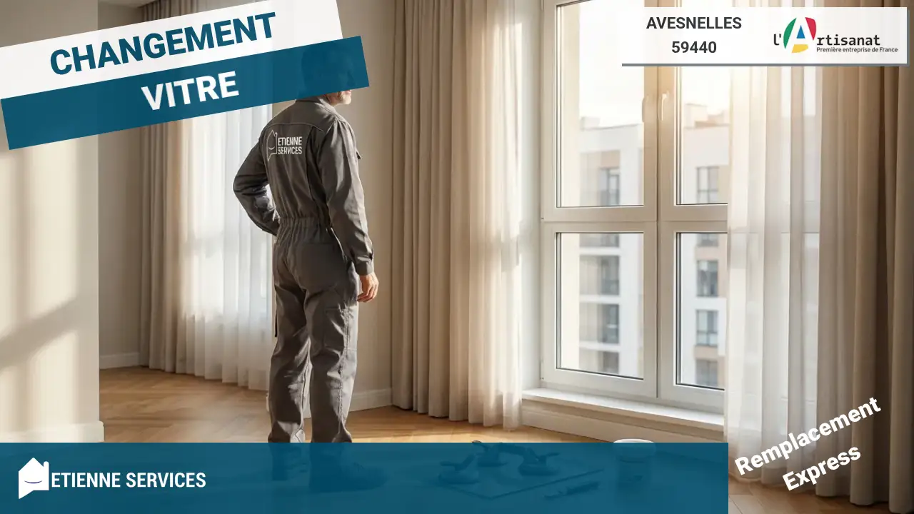 Remplacement de vitrage rapide et efficace avec votre vitrier à Avesnelles