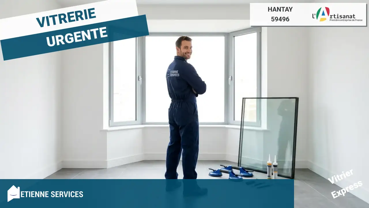 Dépannage et Installation par votre Vitrier à Hantay