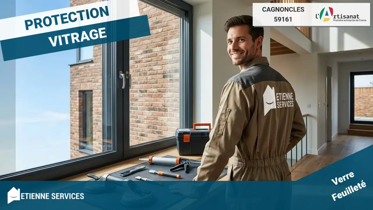 Service de Dépannage Vitrerie Urgent à Cagnoncles (59161) par nos Artisans Experts