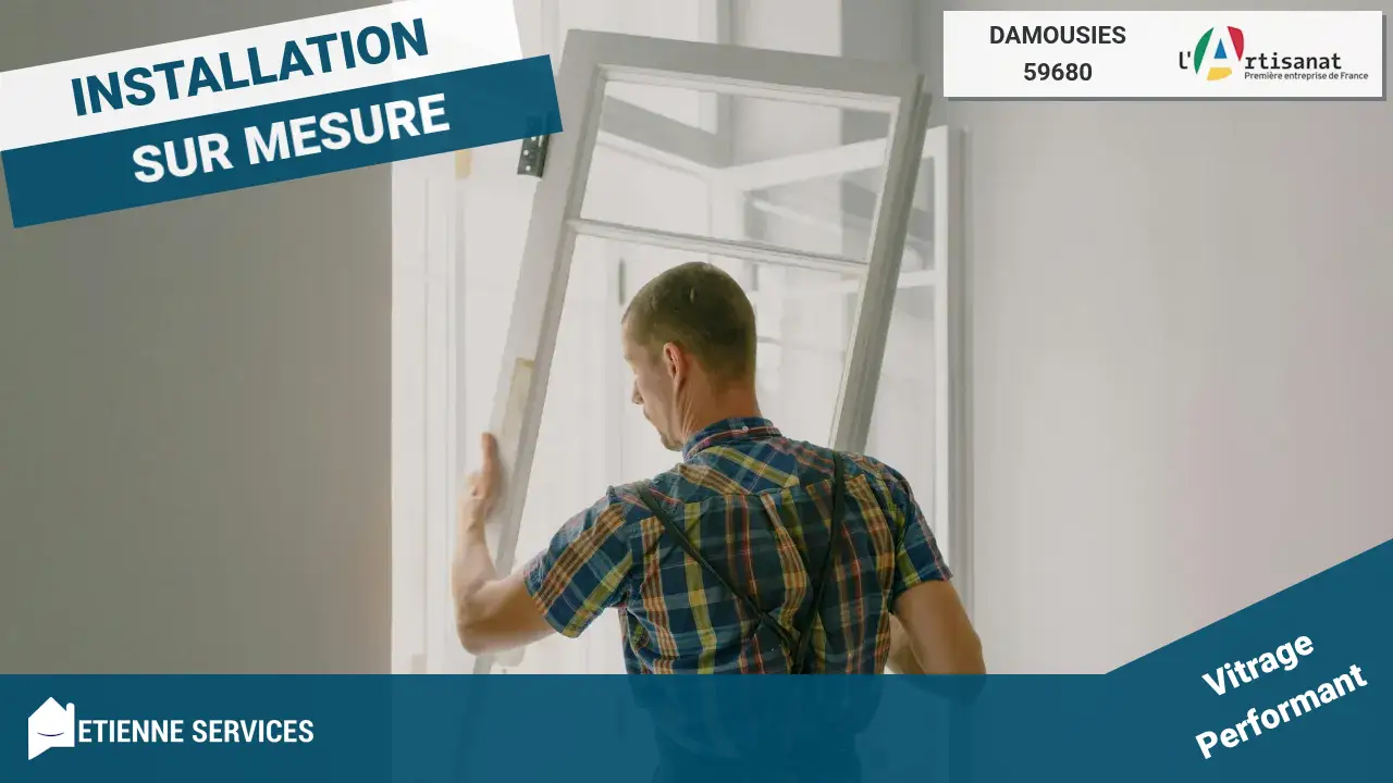 Installation de Fenêtre et Baie Vitrée par votre vitrier à Damousies (59680)